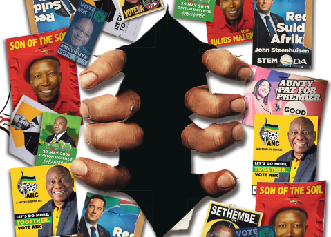 Dirty tricks – poster wars spark intimidation and sabotage allegations ahead of SA’s May 29 polls