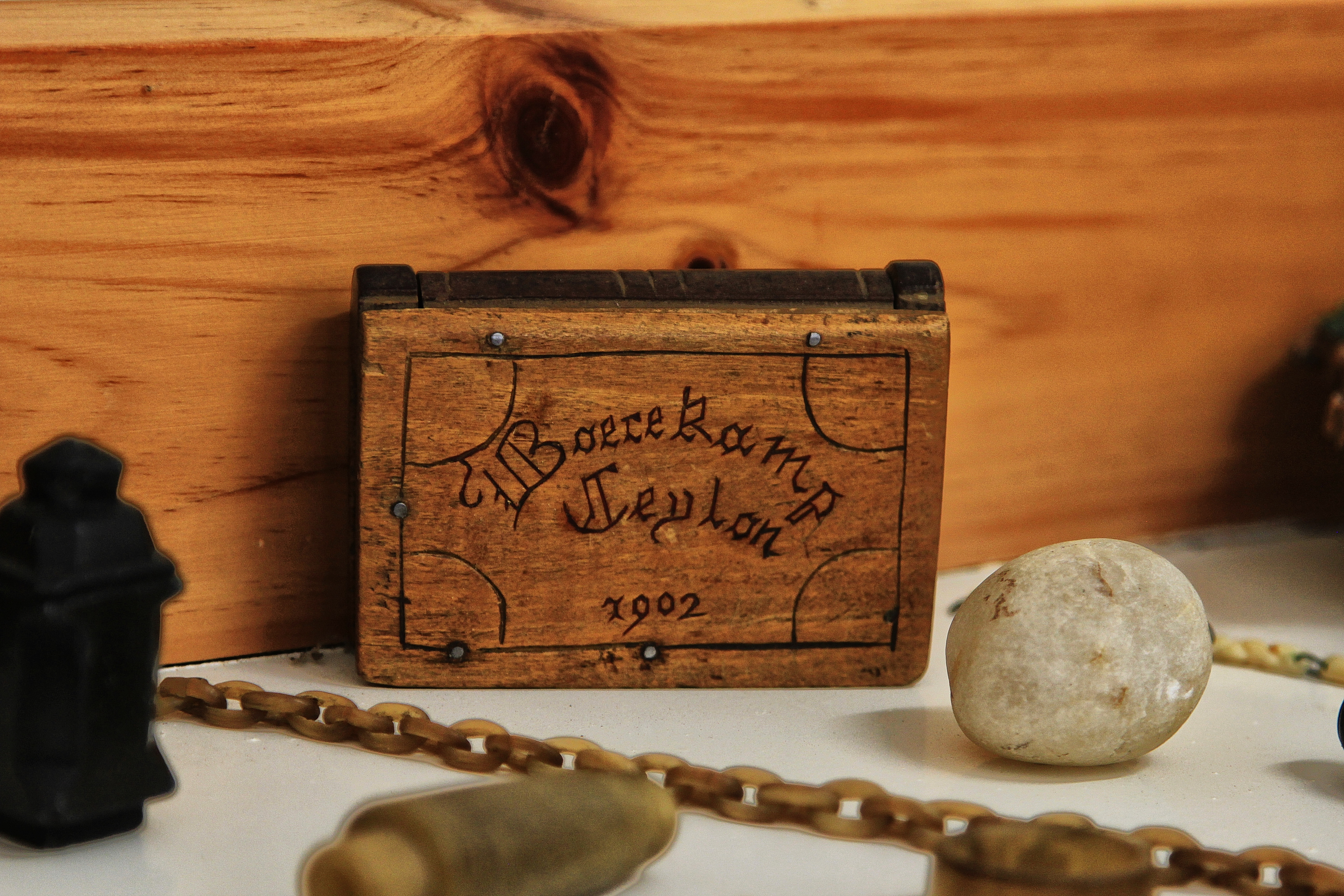 Crafted in a detention camp in Ceylon (now Sri Lanka). (Photo: Chris Marais)