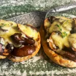 AirFryday: Tripping on cheesy mushroom toasties