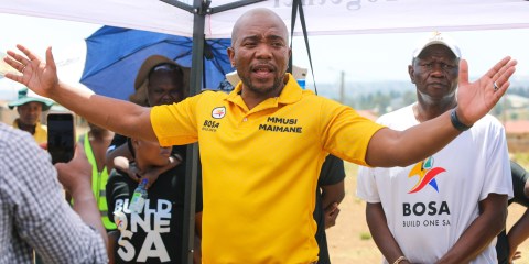 Bosa manifesto — Mmusi Maimane’s party focuses on how to create jobs above all else