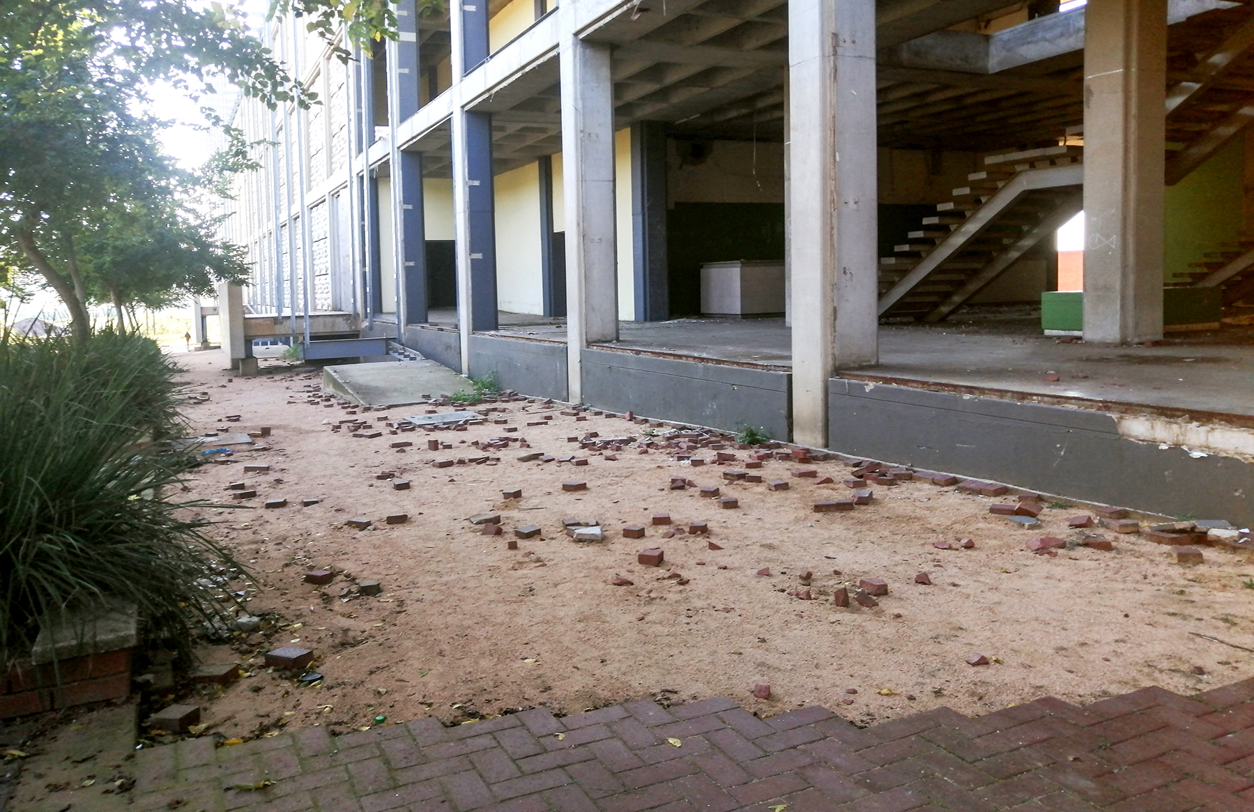 walter sisulu square vandalism