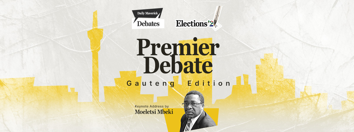 Premier Debate: Gauteng Edition Banner