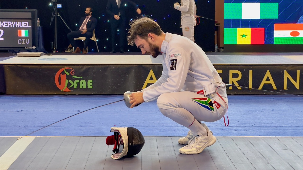 South African fencer Harry Saner jousts his way to Olympics