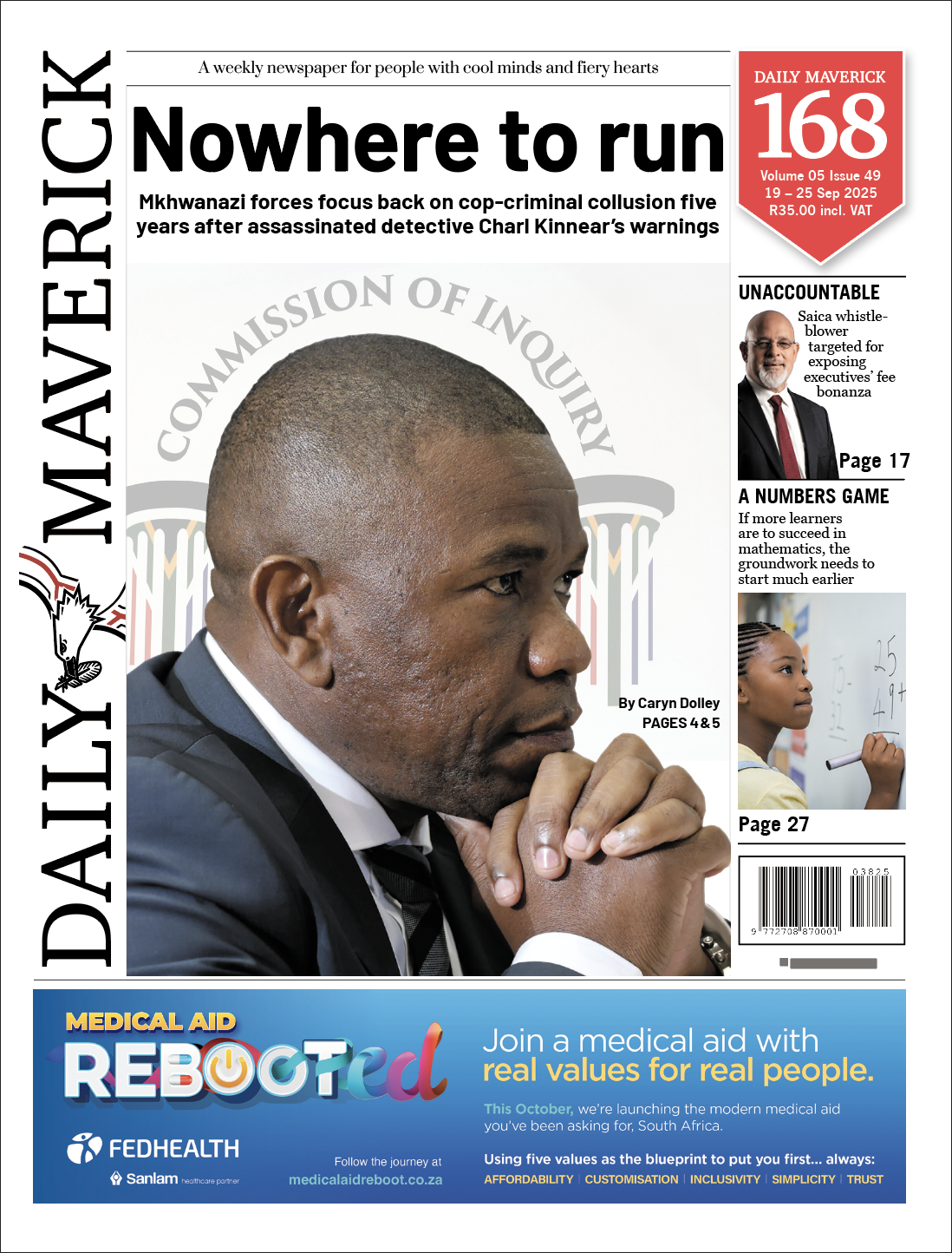 19/9 DM168 front page