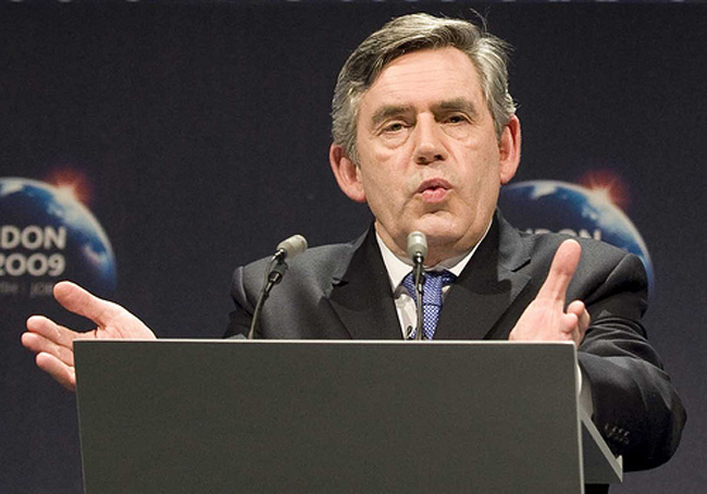 Gordon Brown fiddles as Labour burns