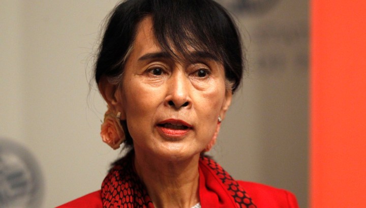 Suu Kyi, in US visit, says Myanmar reforms ‘first hurdle’