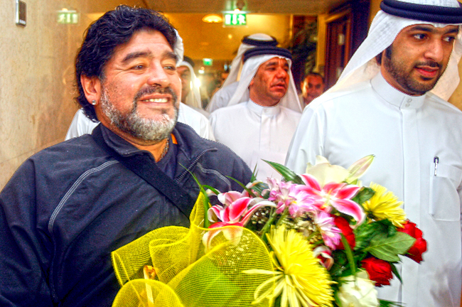 A brief look: Diego Maradona’s Dubai job