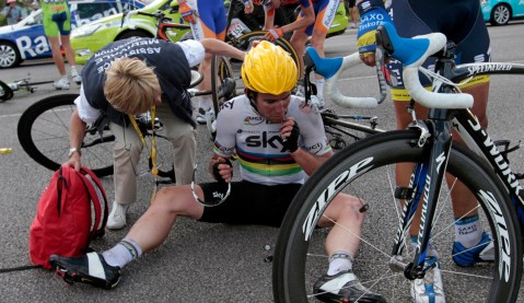 Tour de France: Greipel takes Tour stage as Cavendish crashes