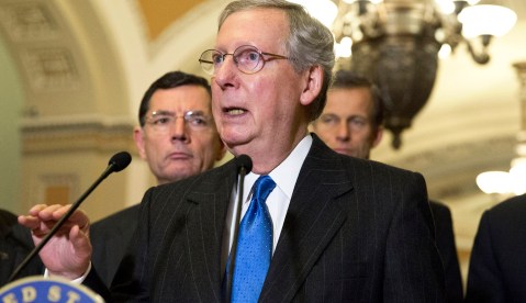 Republican Senator McConnell rules out more taxes in US fiscal fight
