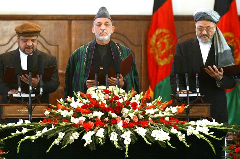 23 March: Afghan president meets the enemy