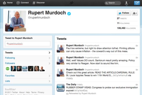Stop presses: Why Rupert Murdoch may have joined Twitter