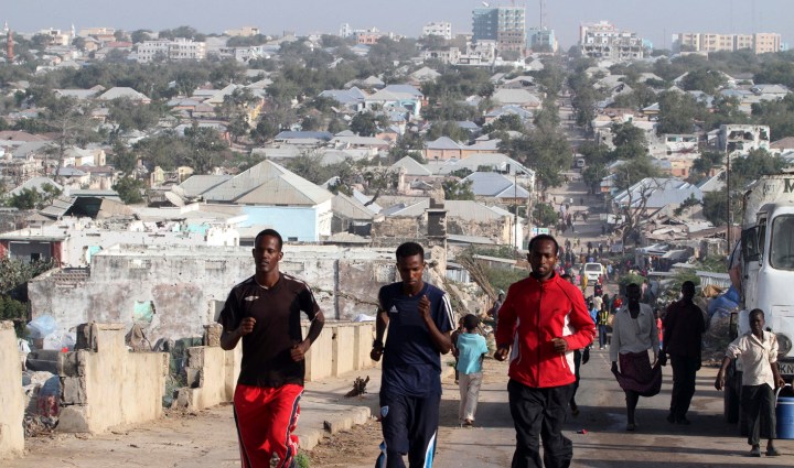 In former rebel camp, Somali athletes eye London
