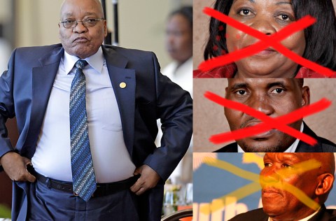 Zuma announces far-reaching cabinet reshuffle, suspends Cele