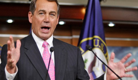 Boehner sees no progress in fiscal cliff talks