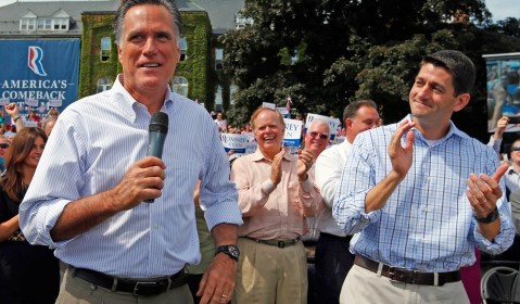 Tempest time: Mother Nature, and his own party, threaten Mitt’s prime-time debut