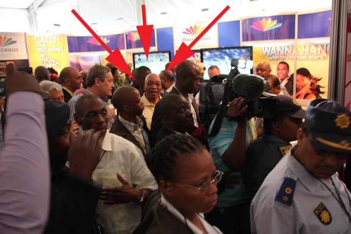 ANC NGC breaking news: Zuma takes a walk. Also smiles, waves.