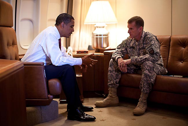 Obama – McChrystal summit in Copenhagen