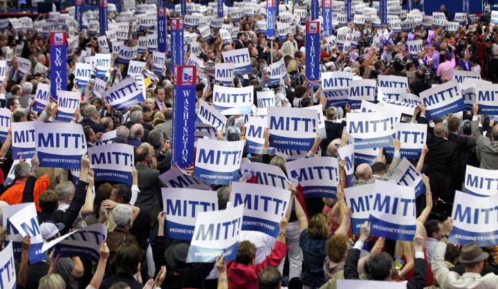 US 2012: Republicans nominate Romney at storm-hit convention