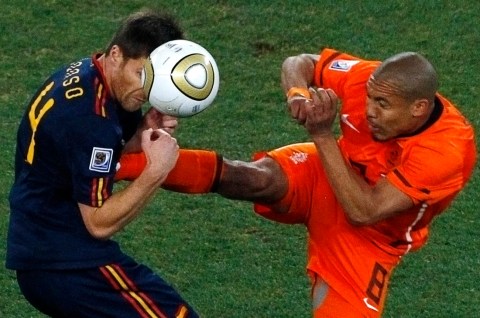 Spain win the 2010 World Cup, defend soccer’s honour against the disgraceful Dutch