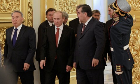 Putin praised by leaders of ex-Soviet states