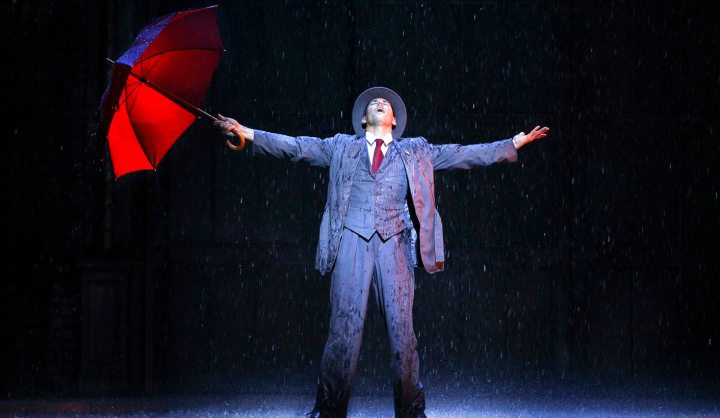 Singin’ in the Rain: Lots of laughter and sunny smiles all ‘round