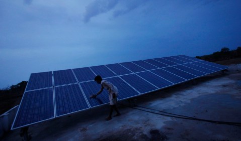 Off-grid power shines in India solar village