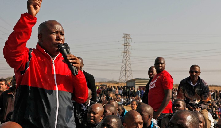 ‘Make the mines ungovernable’: Malema and the language of the Struggle