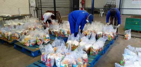 Thousands of food parcels for families in need