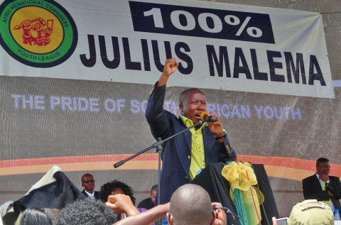 Malema, at 29, claims eternal roots in poverty