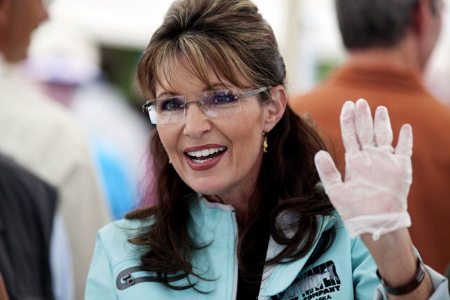 Palin speaks! Punts book! Criticizes Obama!