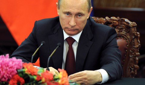 Putin says the West is on the decline