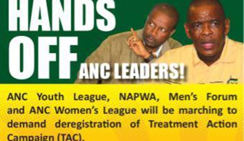 Free State ANCYL calls for ‘deregistration’ of TAC