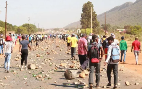 Protests at Malema buddy’s mine turn deadly