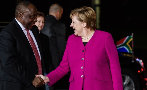 Ramaphosa works hard at convincing Berlin and business that SA’s turnaround is coming