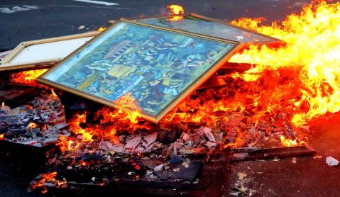 Burning Insight: When ignorance destroys art