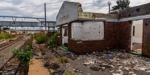 Sucking the marrow from the bones: Criminals return to finish off Gauteng railway stations