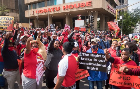 National strike: Cosatu hints at withholding electoral support for ANC