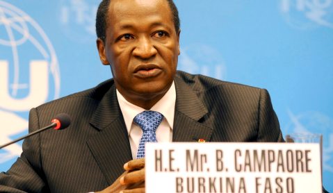 Burkina Fasso issues warrant for ex-leader Compaore over Sankara murder
