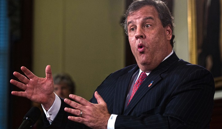 Chris Christie’s XXXL-sized political hole, all of his own making
