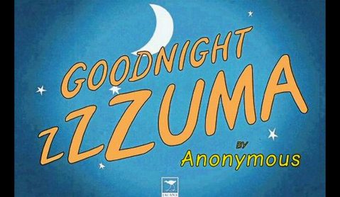 Goodnight zzZuma, a cautionary tale