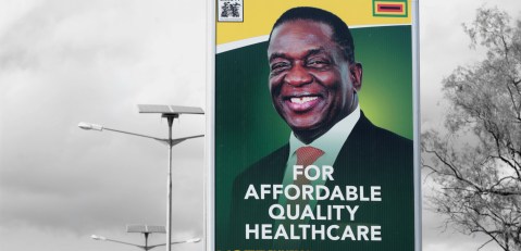 In Harare, a ghost town welcomes news of President Mnangagwa