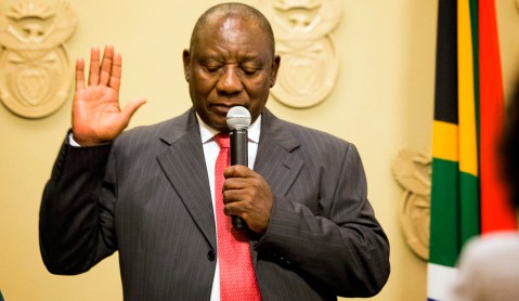 Newsflash: It’s Official – Cyril Ramaphosa is the new president of South Africa