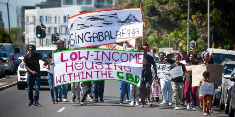 Activists call for City of Cape Town to prioritise adequate housing for the poor and homeless