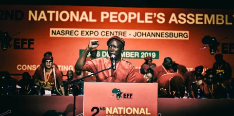 Malema’s opening address: A socialist gospel according to the men in red
