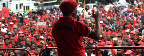 Politics of distraction at play as EFF drowns out Gordhan’s testimony