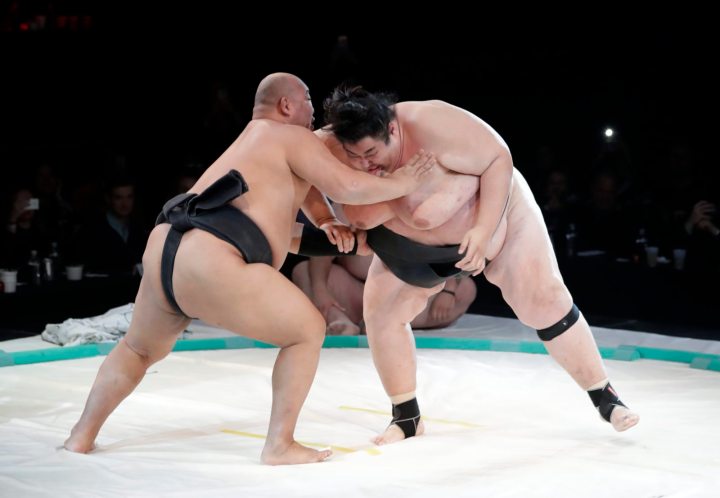 Girls banned from Japan sumo event amid sexism uproar