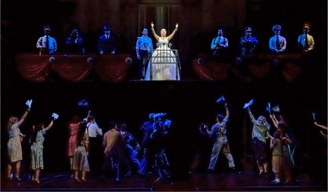 Theatre Review: Evita sprawls across the stage, with relevance to our own plight