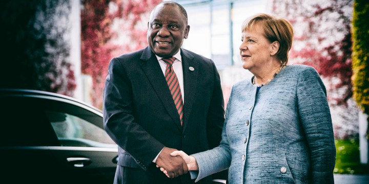 Economic power in Pretoria: Merkel and Ramaphosa meet