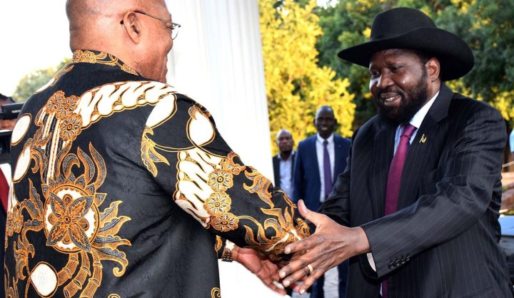 South Sudan: Kiir updates Zuma and Ramaphosa on peace process
