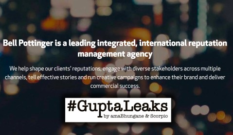 Scorpio and amaBhungane #GuptaLeaks: How Bell Pottinger sought to package SA economic message